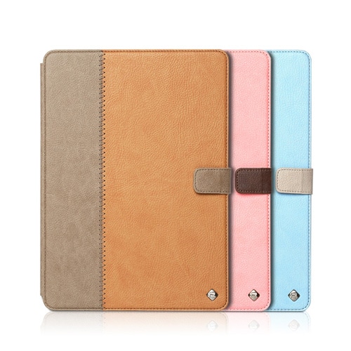 【iPad 9.7インチ 2018 / iPad 9.7インチ 2017 / iPad Air初代 兼用】 ZENUS Masstige E-Note Diary（マステージイーノートダイアリー）スタンド機能付 イタリアン合成皮革