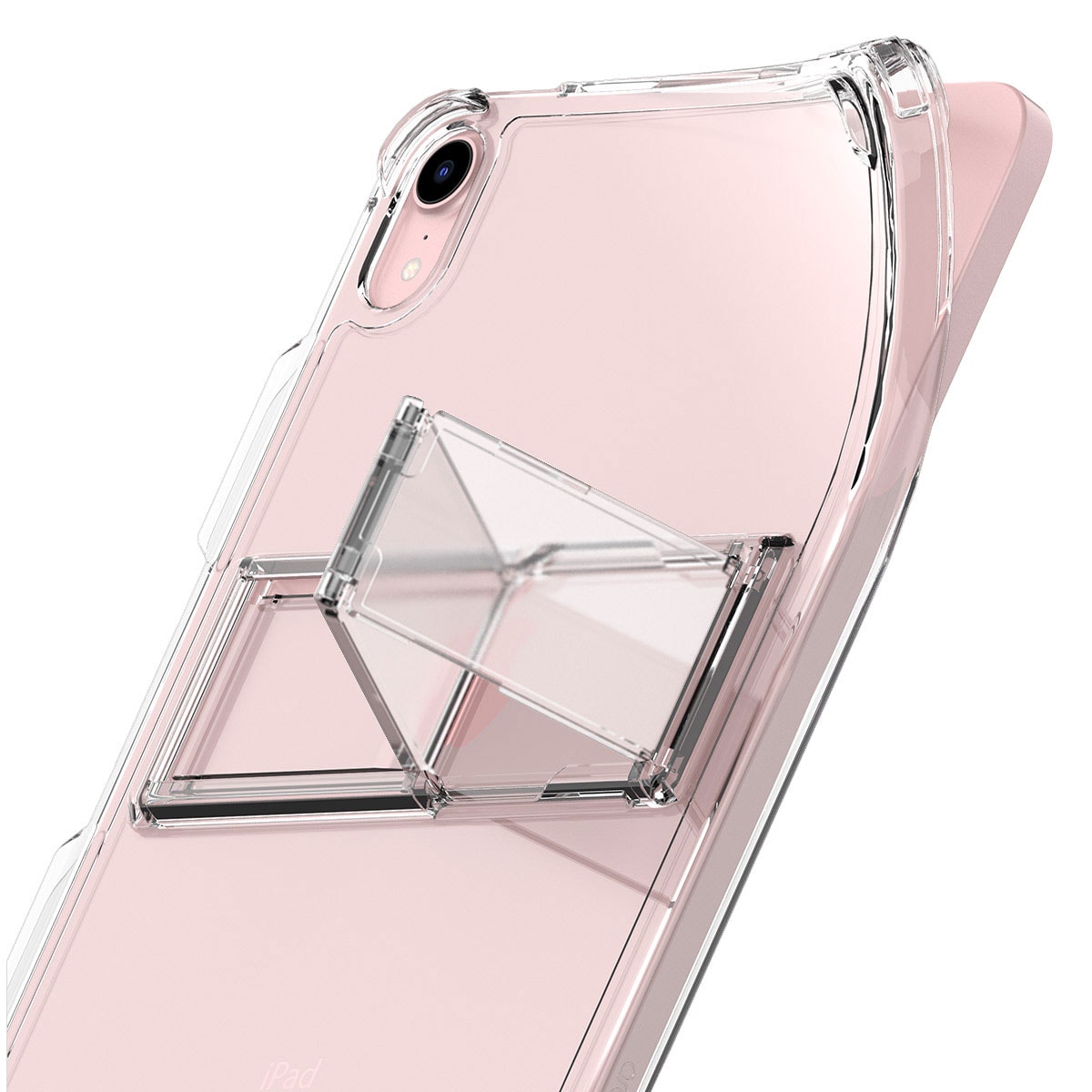 FLEXIELD ペンホルダー付き スタンドケース for iPad mini（A17 Pro）/ iPad mini（第6世代）クリアケース