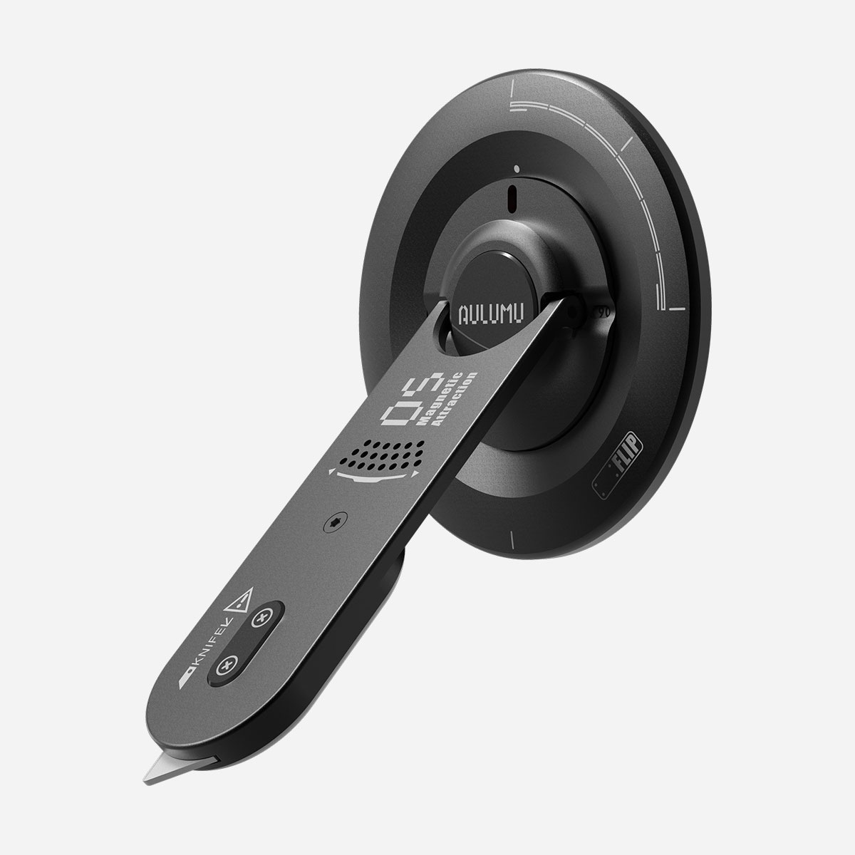 【360°回転 アルミ製】G05 AIR 5in1 MagSafe対応スタンド ブラック / シルバー