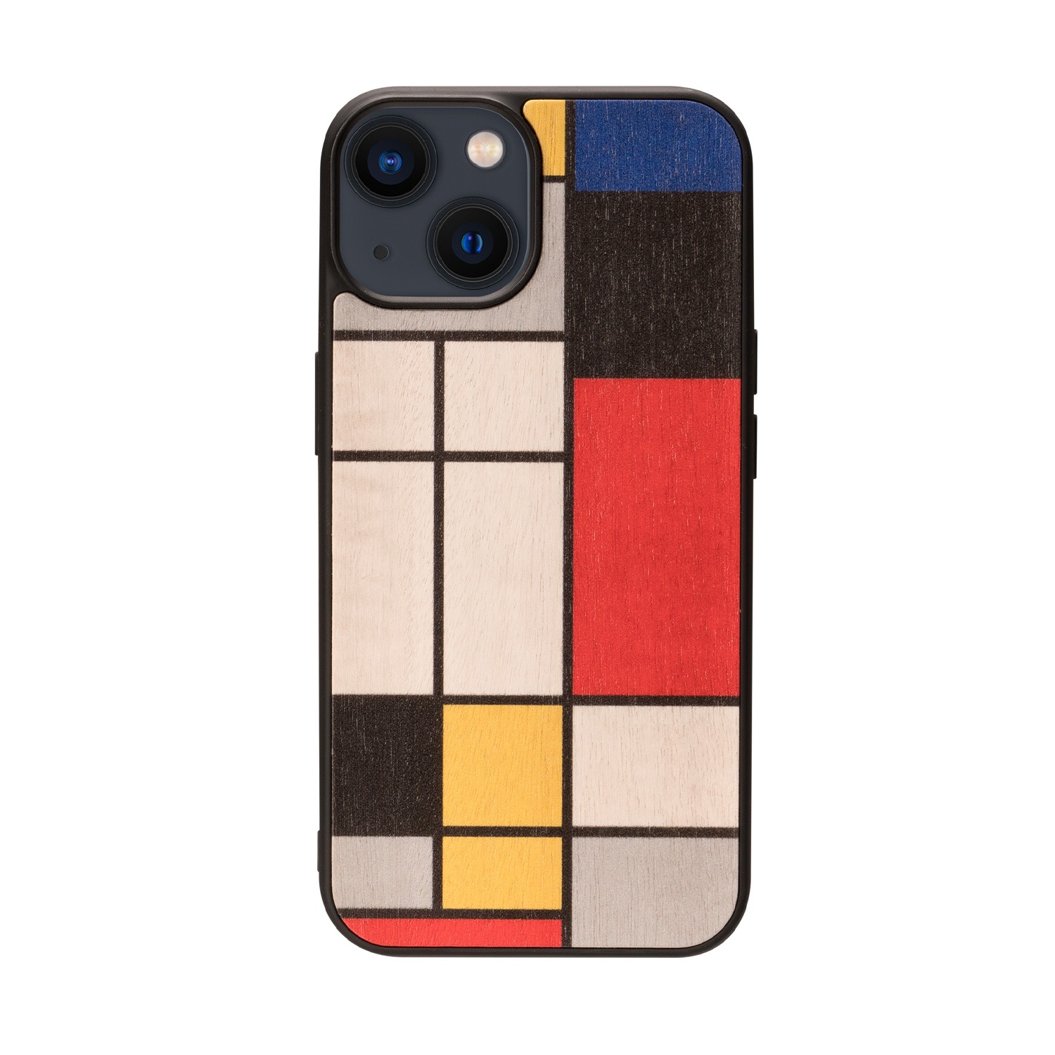 Man&Wood 天然木ケース [ iPhone 14 Plus / 14 Pro Max ] Mondrian Wood 木製