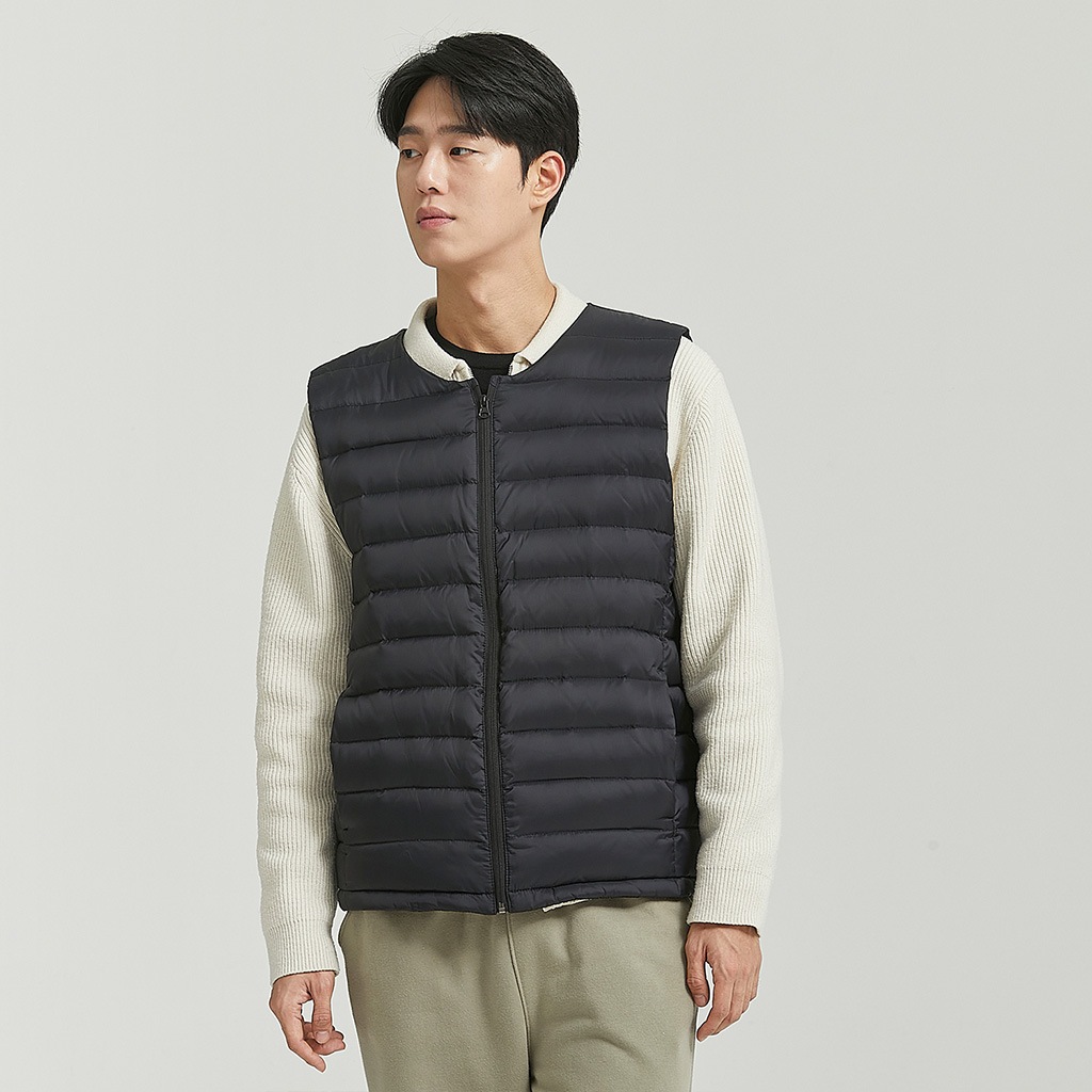 [インクで温めるUSBウェアラブルヒーター] グースダウン USBヒーティング ベスト