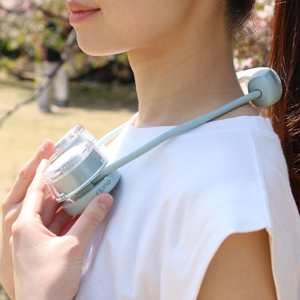 ＼セール／冷却プレート 搭載 Neck Band Fan COOLING 羽なし 首掛け扇風機（ネックバンドファン クーリング）2025モデル