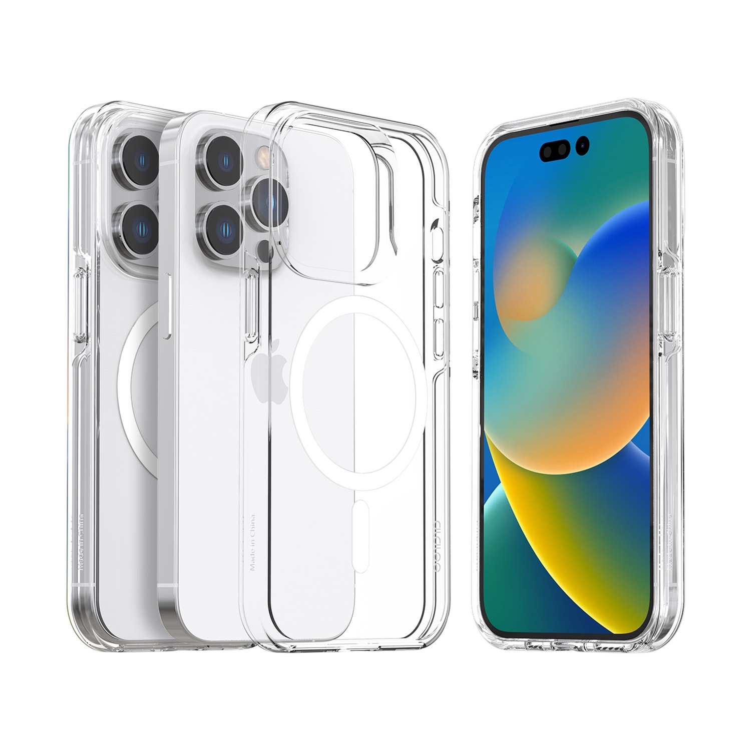 araree [ iPhone 14 / 14 Plus / 14 Pro / 14 Pro Max ] DUPLE Magsafe対応クリアケース 透明