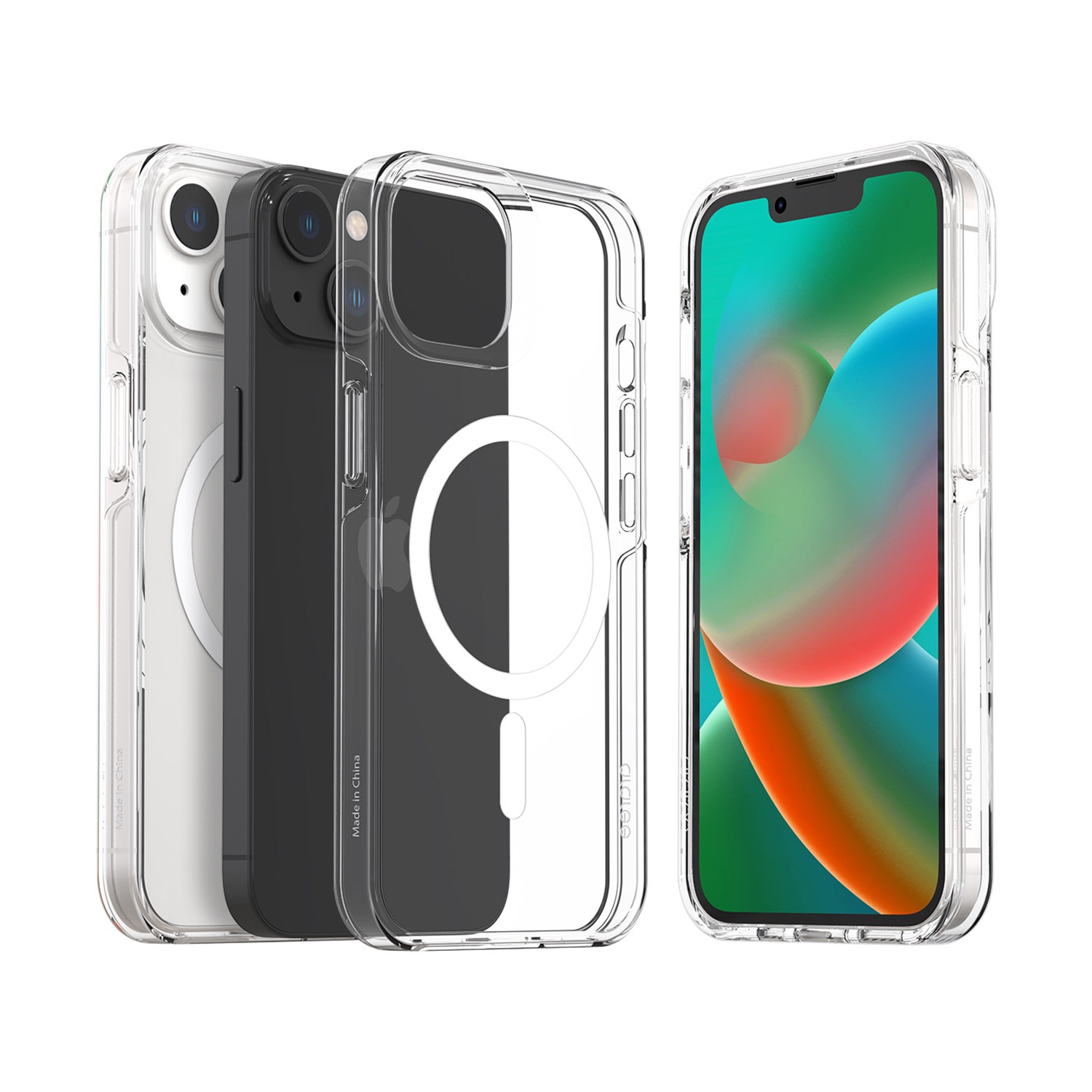 araree [ iPhone 14 / 14 Plus / 14 Pro / 14 Pro Max ] DUPLE Magsafe対応クリアケース 透明