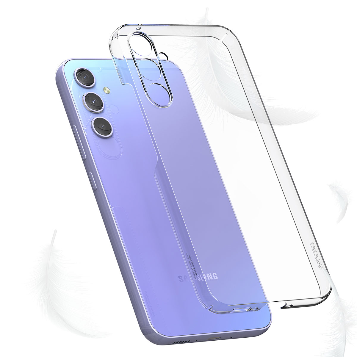 araree Galaxy A54 対応 ハードケース Nukin クリア カバー [SAMSUNGの公式認証]