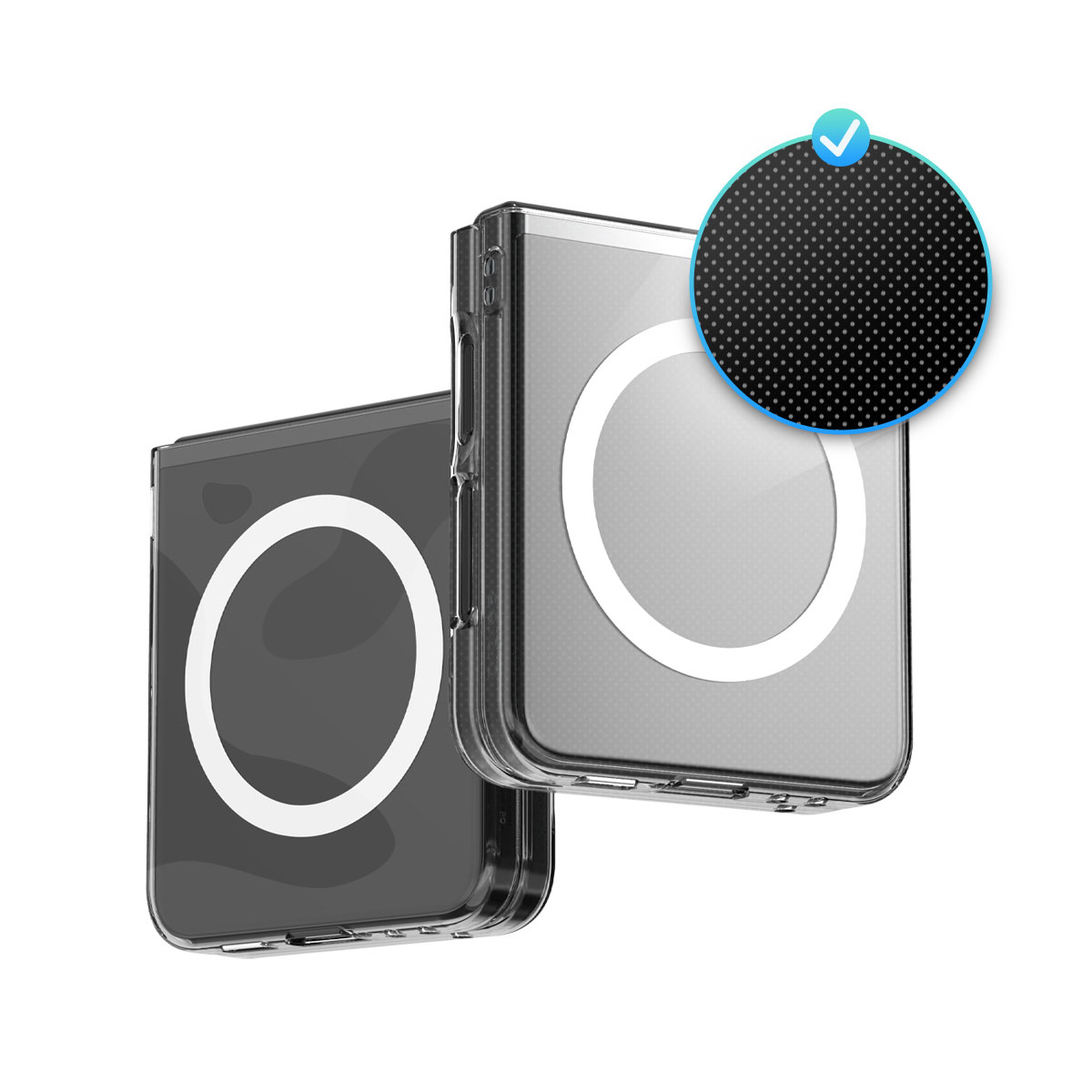 araree（アラリー） araree Galaxy Z Flip5 クリア ケース Nukin M