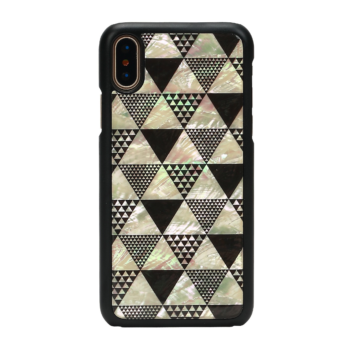 iPhone XS / X ケース 天然貝 ikins Pyramid（アイキンス ピラミッド）アイフォン カバー