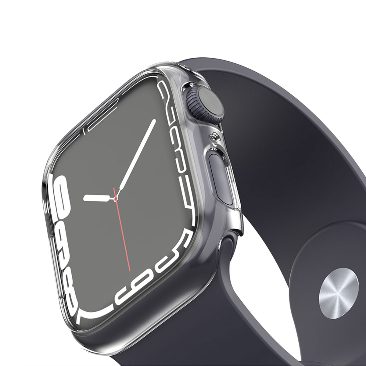 アップルウォッチケース Nu:kin ハードクリアケース for Apple Watch 49/46/42mm (Ultra2/1,Series10) ,45/41mm（Series 9/8/7）