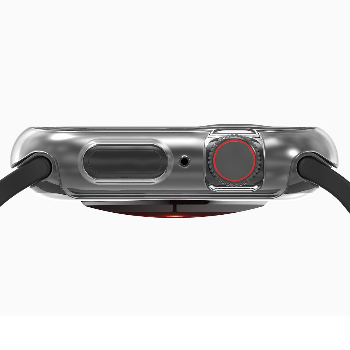 アップルウォッチケース Nu:kin ハードクリアケース for Apple Watch 49/46/42mm (Ultra2/1,Series10) ,45/41mm（Series 9/8/7）