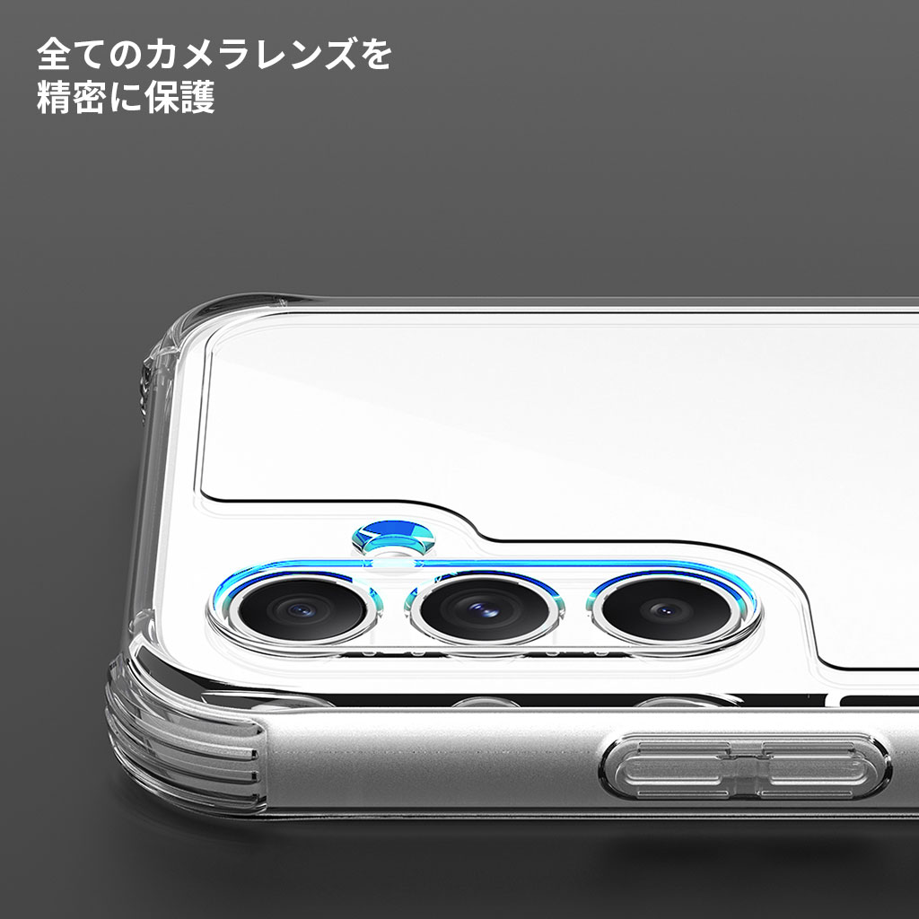 araree Galaxy A54 対応 ソフトケース Flexield スタンド付き クリア カバー [SAMSUNGの公式認証]