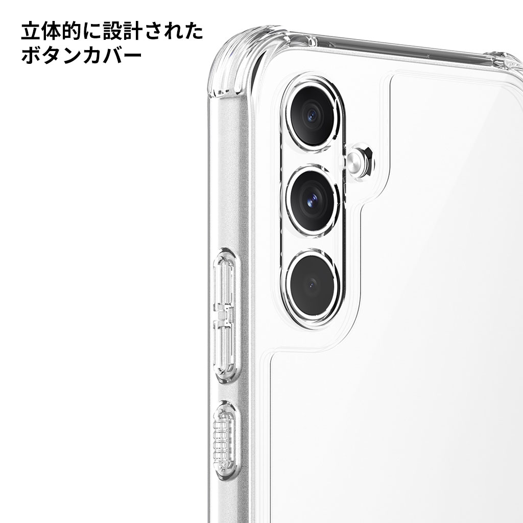 araree Galaxy A54 対応 ソフトケース Flexield スタンド付き クリア カバー [SAMSUNGの公式認証]