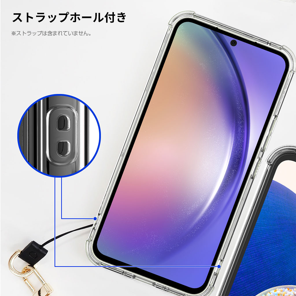 araree Galaxy A54 対応 ソフトケース Flexield スタンド付き クリア カバー [SAMSUNGの公式認証]