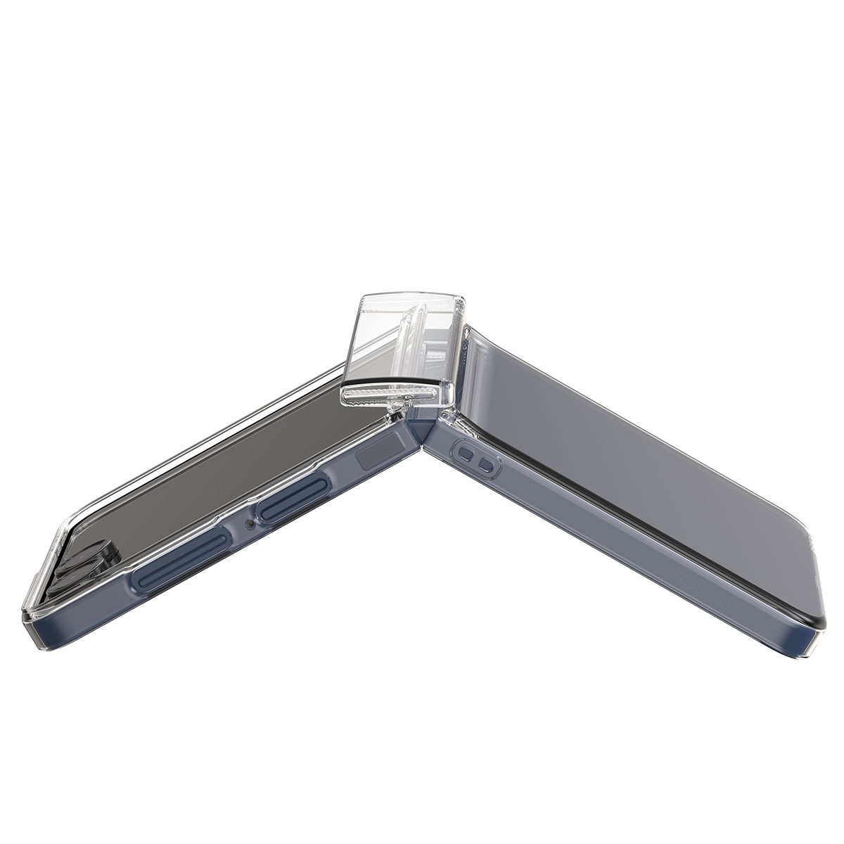 [Galaxy Z Flip7 / Flip6 / Flip5 用] Nukin 360 フルカバー クリアケース [SAMSUNGの公式認証品]