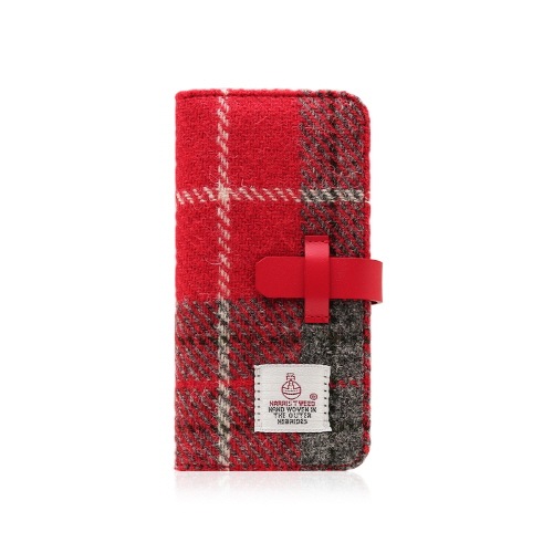 iPhone SE (第3世代) ケース カバー 手帳型 SLG Design Harris Tweed Diary [iPhone SE3/SE2/8/7]
