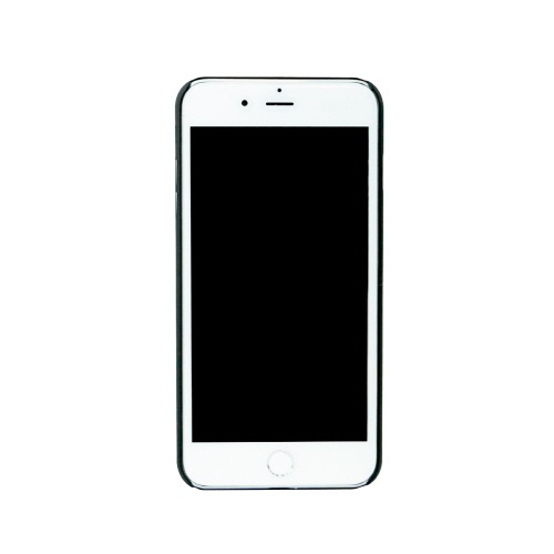 iPhone 8 Plus / 7 Plus ケース Dparks ブラックケース ストライプ パグ（ディーパークス）アイフォン カバー イヌ