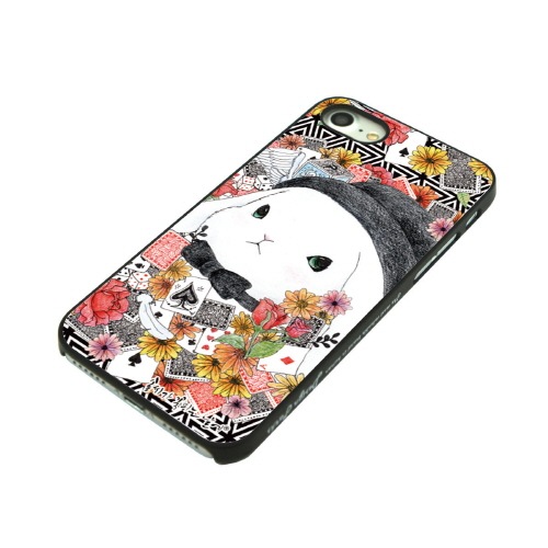 iPhone SE 第2世代 se2 ケース iPhone 8/7ケース Dparks ブラックケース ファンタジーラビット（ディーパークス）アイフォン カバー