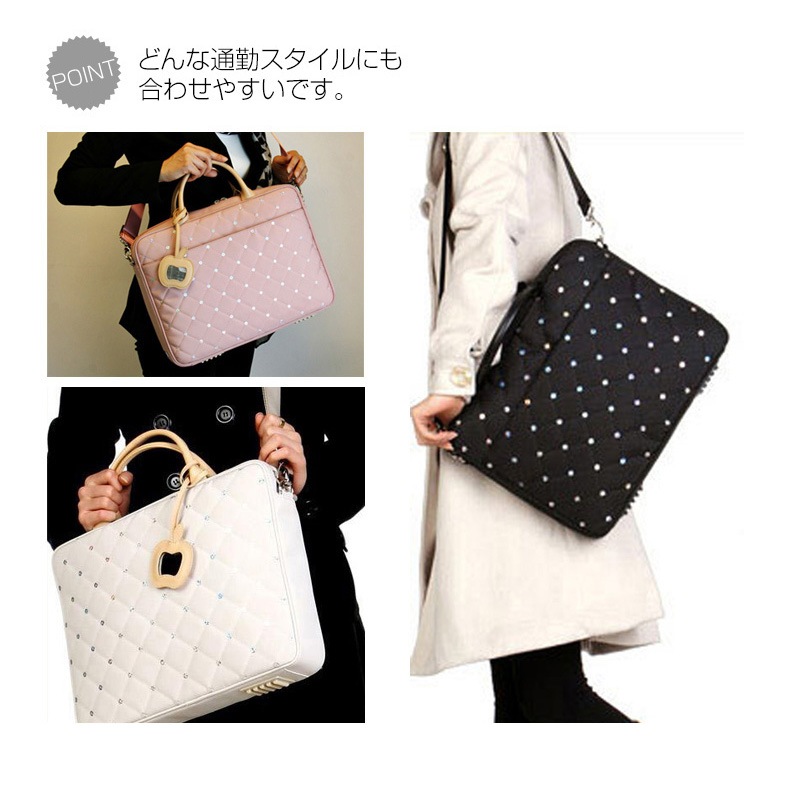 abbiNYPCバッグ MINA ☆Cream（ミナ ☆クリーム） M (～15inch) A4Lサイズ