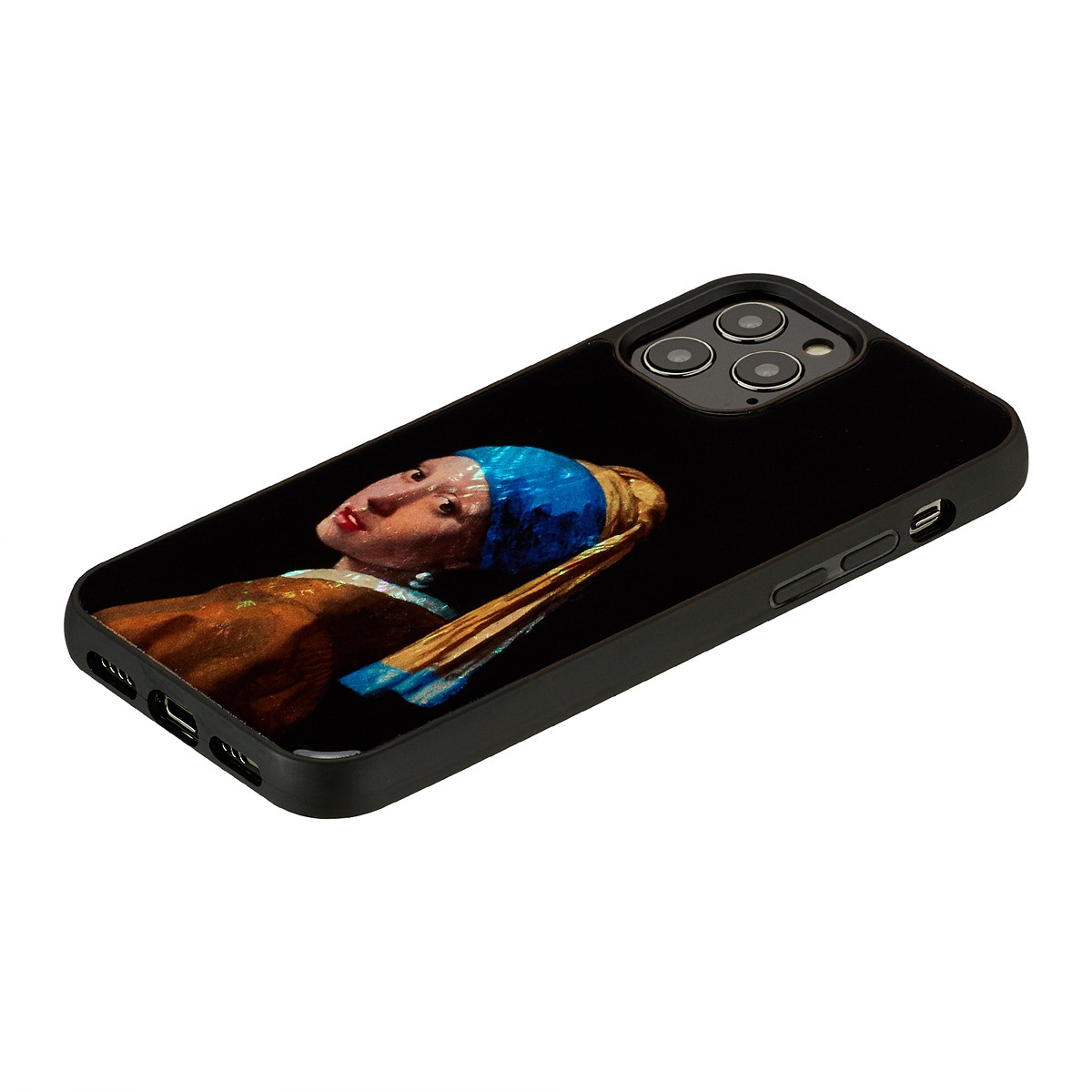 ikins 天然貝 ケース 名画シリーズ 【iPhone 12 Pro / 12 / 11 ケース】 ゴッホ / フェルメール / クリムト / マティス