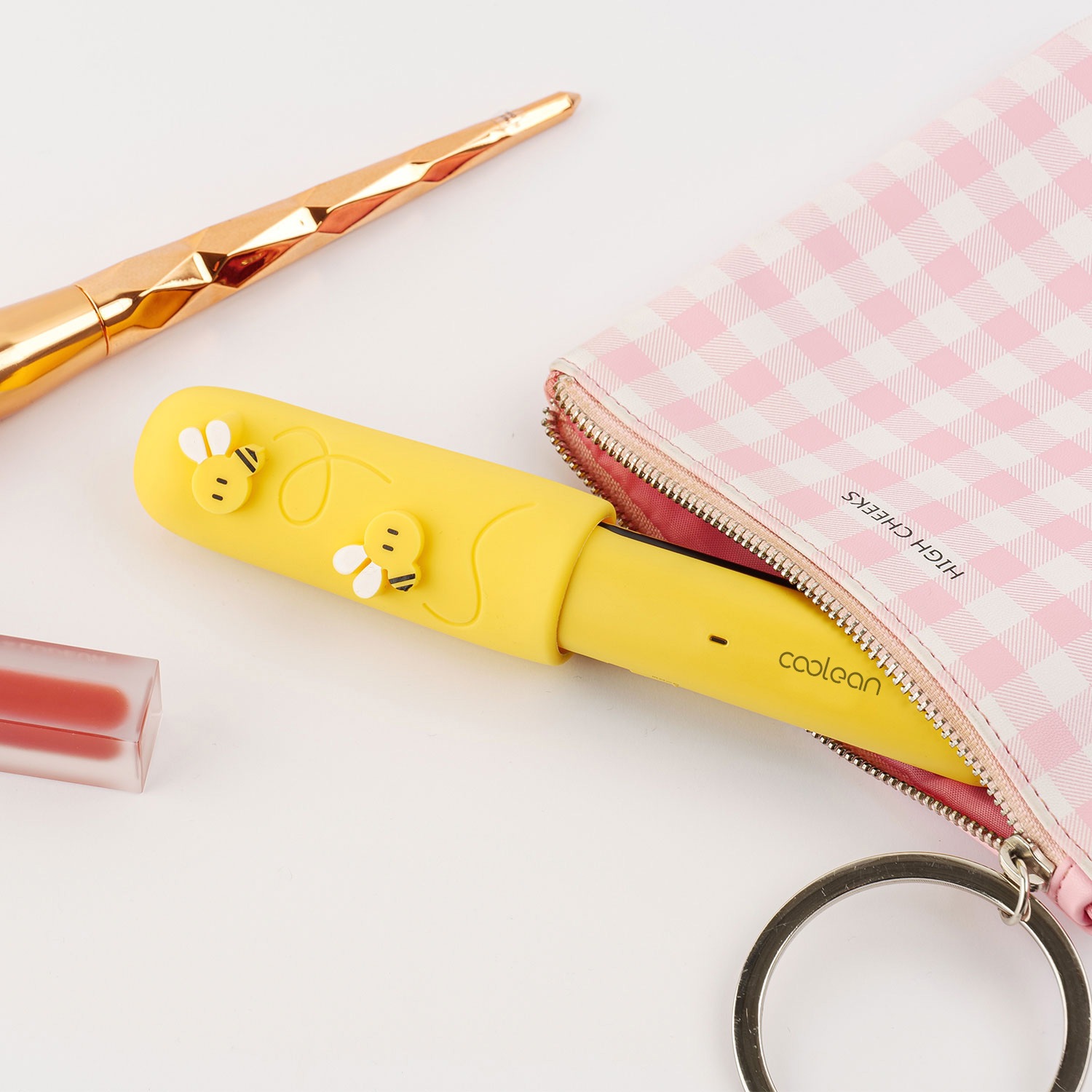 【充電型ヘアアイロン】 Coolean クーリーン コードレス ミニヘアアイロン USB Type-C