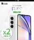 araree Galaxy A54 全画面保護フィルム 曲面までカバー Pure (2枚入り)  クリア [SAMSUNGの公式認証]