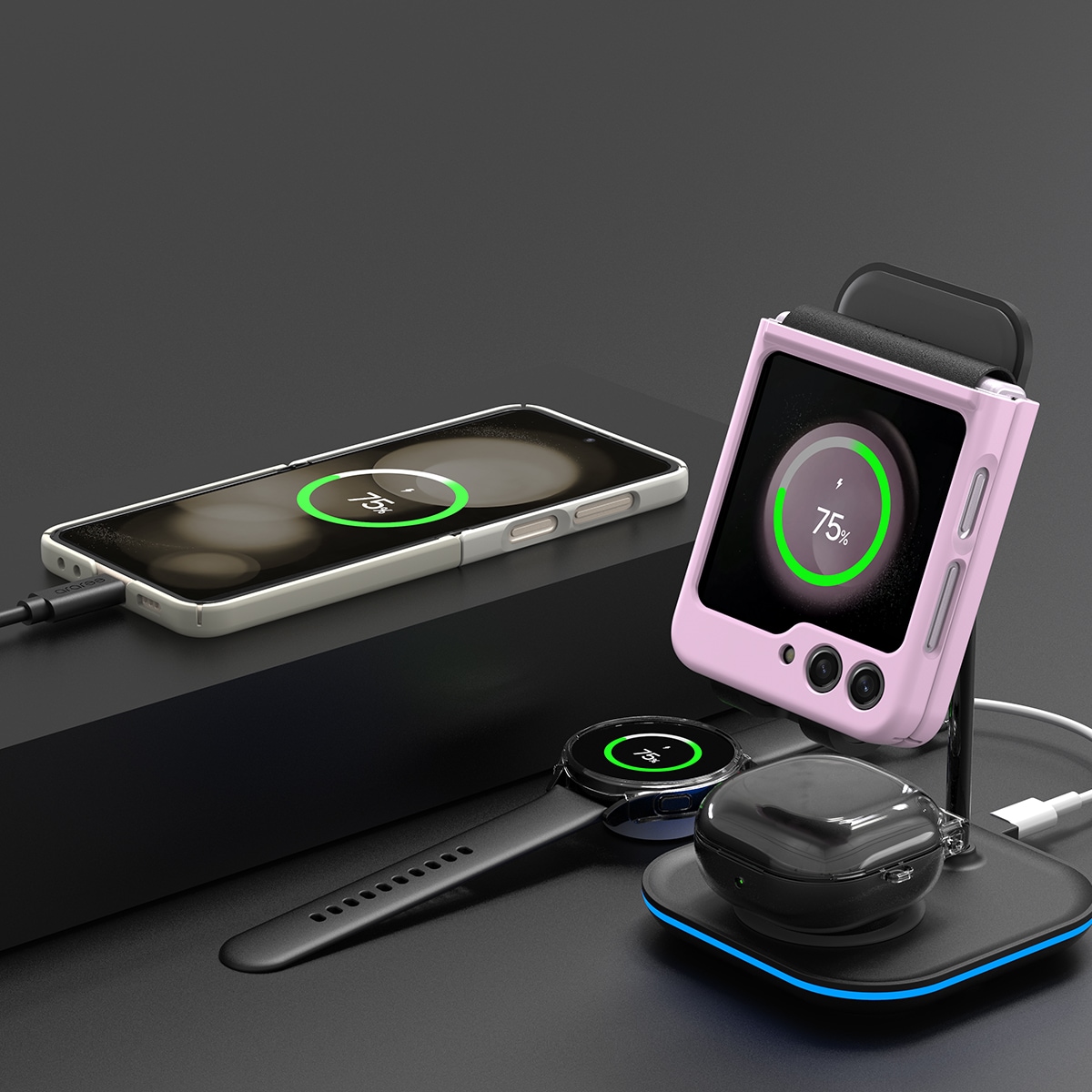 araree（アラリー） araree Galaxy Z Flip5 ケース AERO FLEX ヒンジ