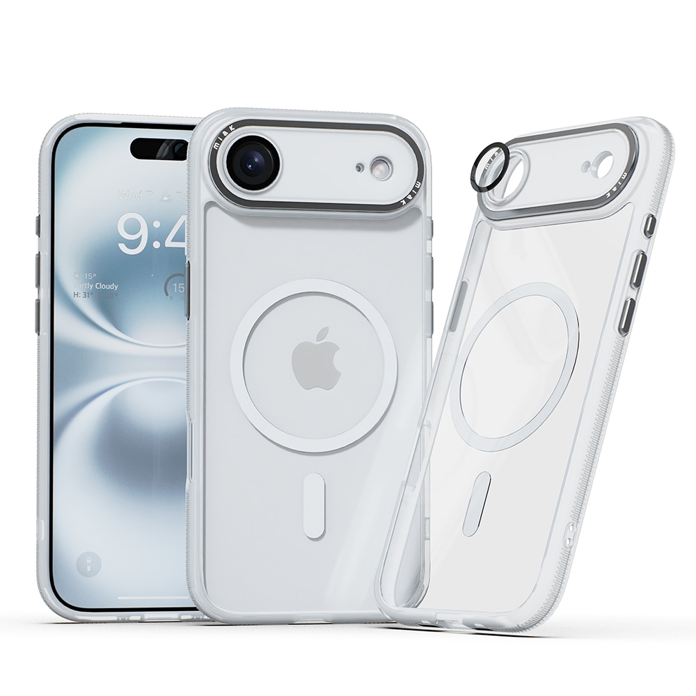 [ iPhone 17 / iPhone Air / 17 Pro / 17 Pro Max 用] レンズガード 一体型 MagSafe 対応 クリアケース for iPhone 17 / 16 / 15 シリーズ