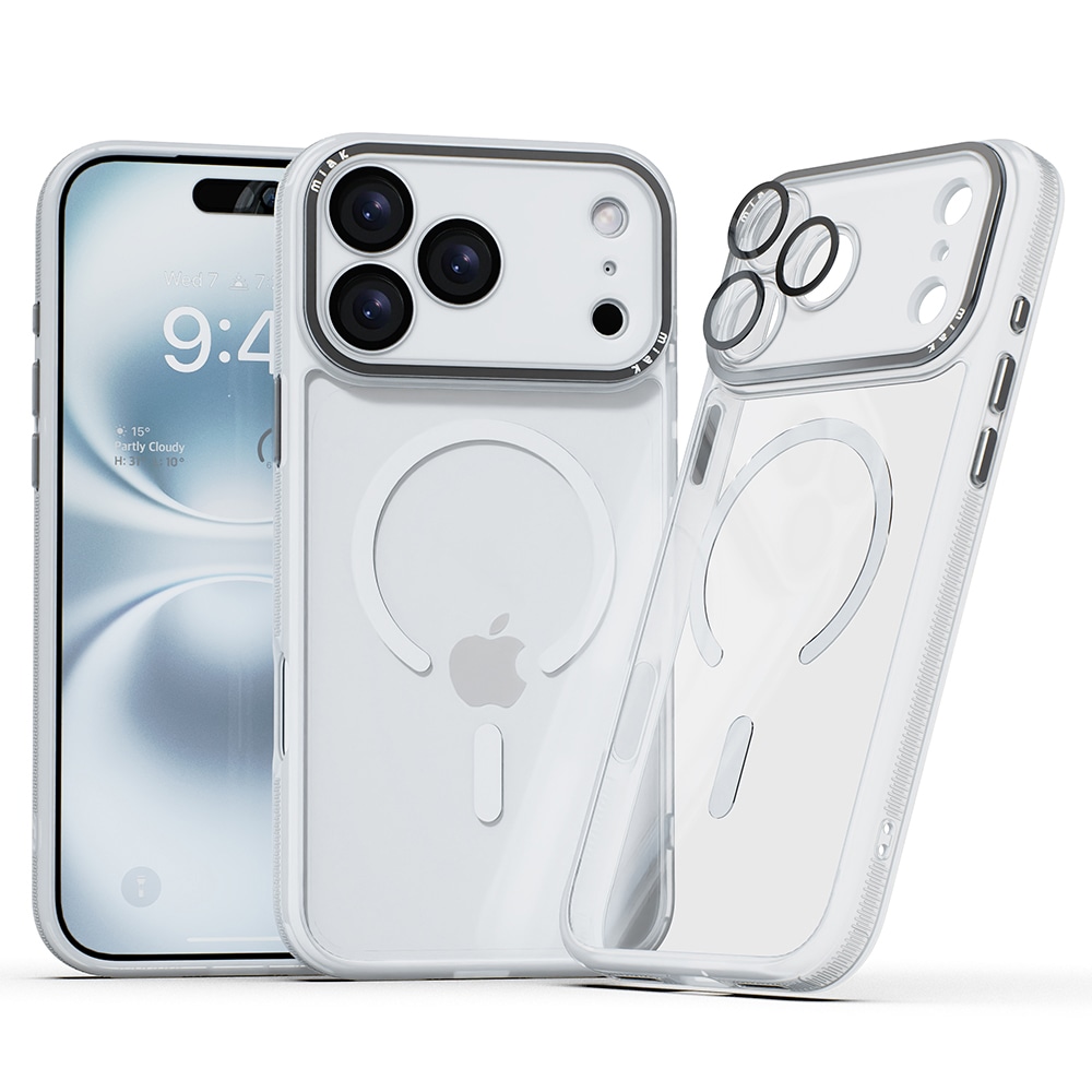 [ iPhone 17 / iPhone Air / 17 Pro / 17 Pro Max 用] レンズガード 一体型 MagSafe 対応 クリアケース for iPhone 17 / 16 / 15 シリーズ