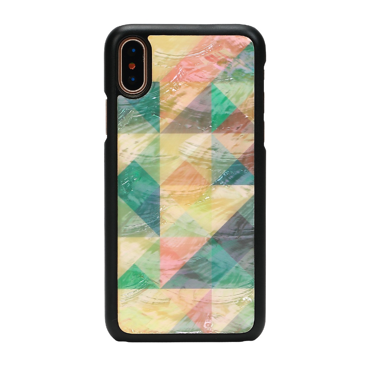 iPhone XS / X ケース 天然貝 ikins Mosaic（アイキンス モザイク）アイフォン カバー