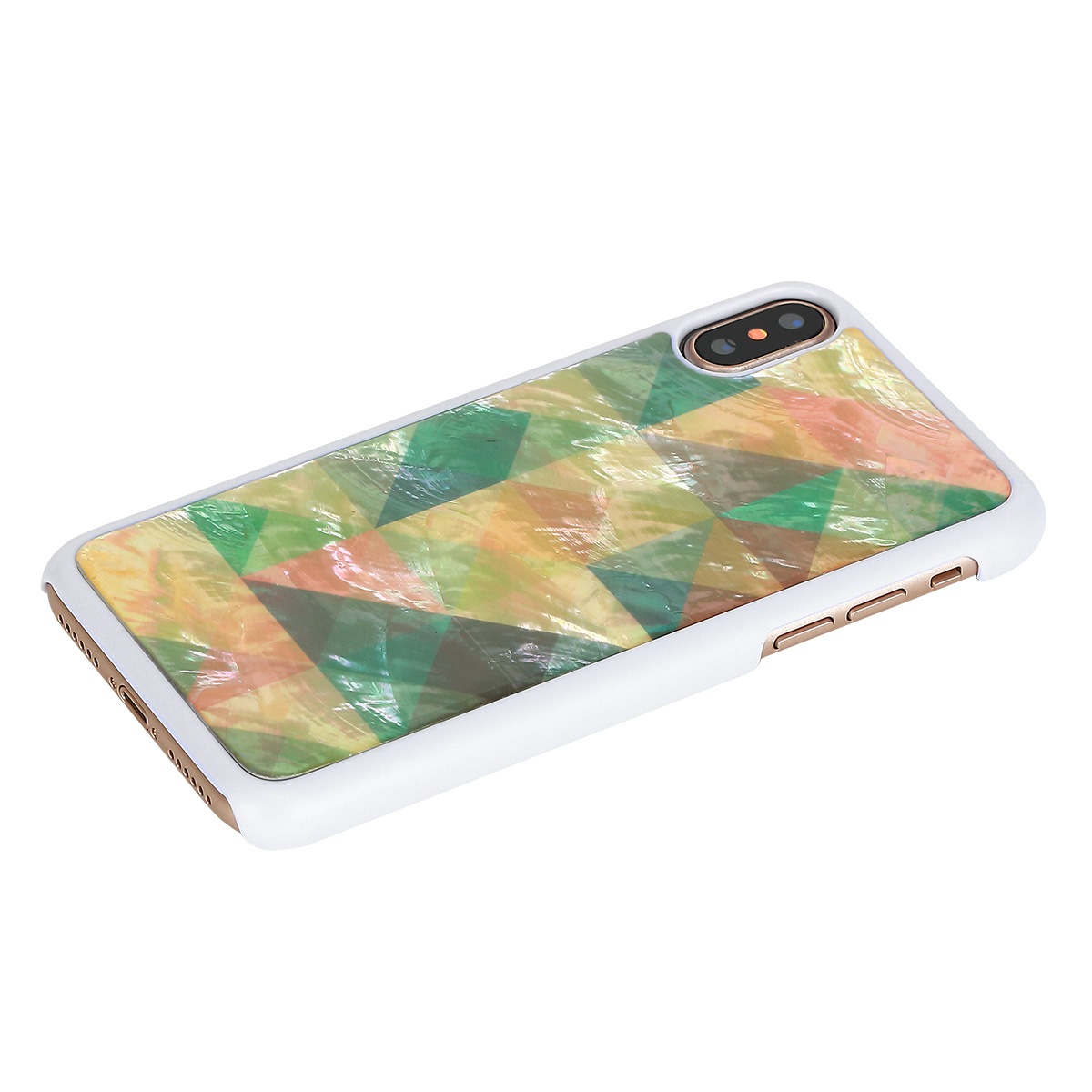 iPhone XS / X ケース 天然貝 ikins Mosaic（アイキンス モザイク）アイフォン カバー