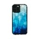 iPhone 13 Pro ケース 天然貝 バックカバー ikins Blue Lake 【 iPhone 13 / 13 Pro / iPhone 12 Pro / 12 / 11 】 背面カバー型 アイフォンケース 