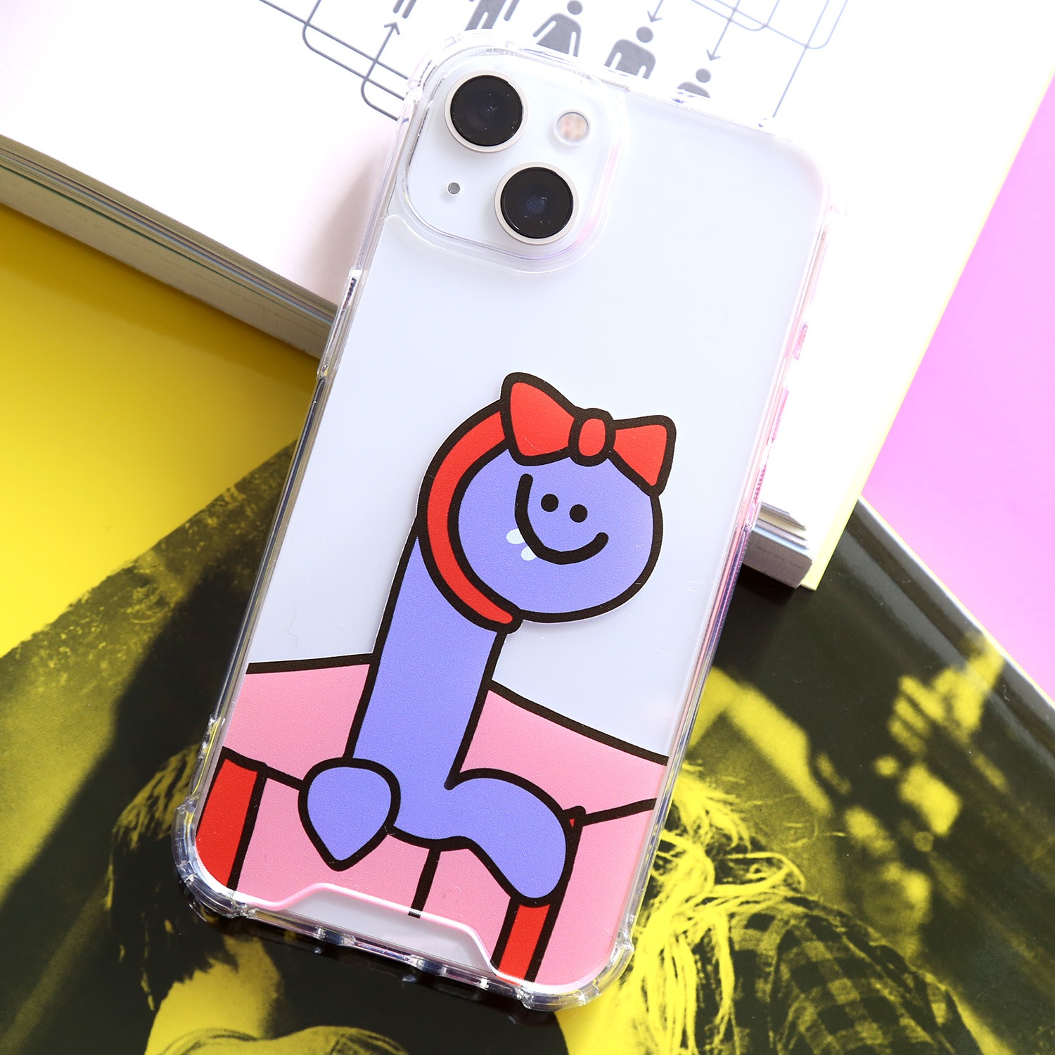 iPhone SE3 ケース 168cm バックカバー ハイブリッドクリアケース Olly with【  iPhone 13 / 13 Pro / 13 mini / iPhone SE (第3/2世代)、、iPhone 8 / 7 】