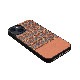 Man&Wood 天然木ケース [ iPhone 14 / 14 Pro ] Browny Check 木製