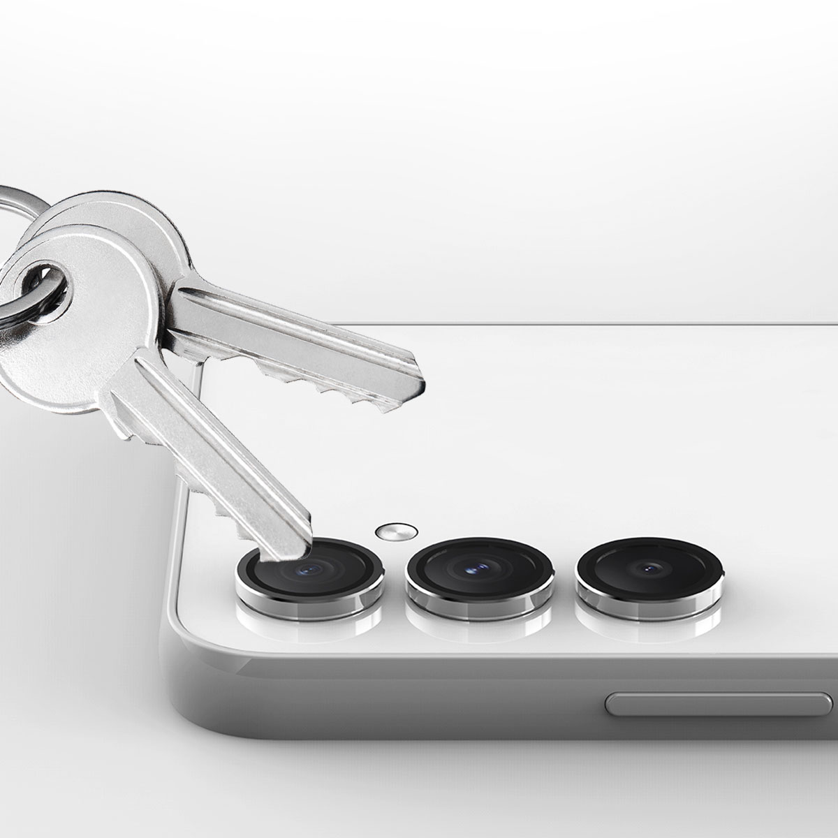 araree Galaxy A54 カメラ専用強化ガラスフィルム C-SUB CORE メタルリング 