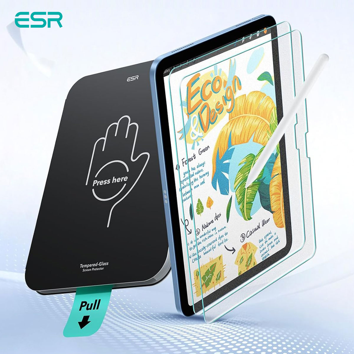 UltraFit ペーパーテクスチャー液晶保護フィルム 2枚入り for iPad Air 11インチ / iPad (A16)