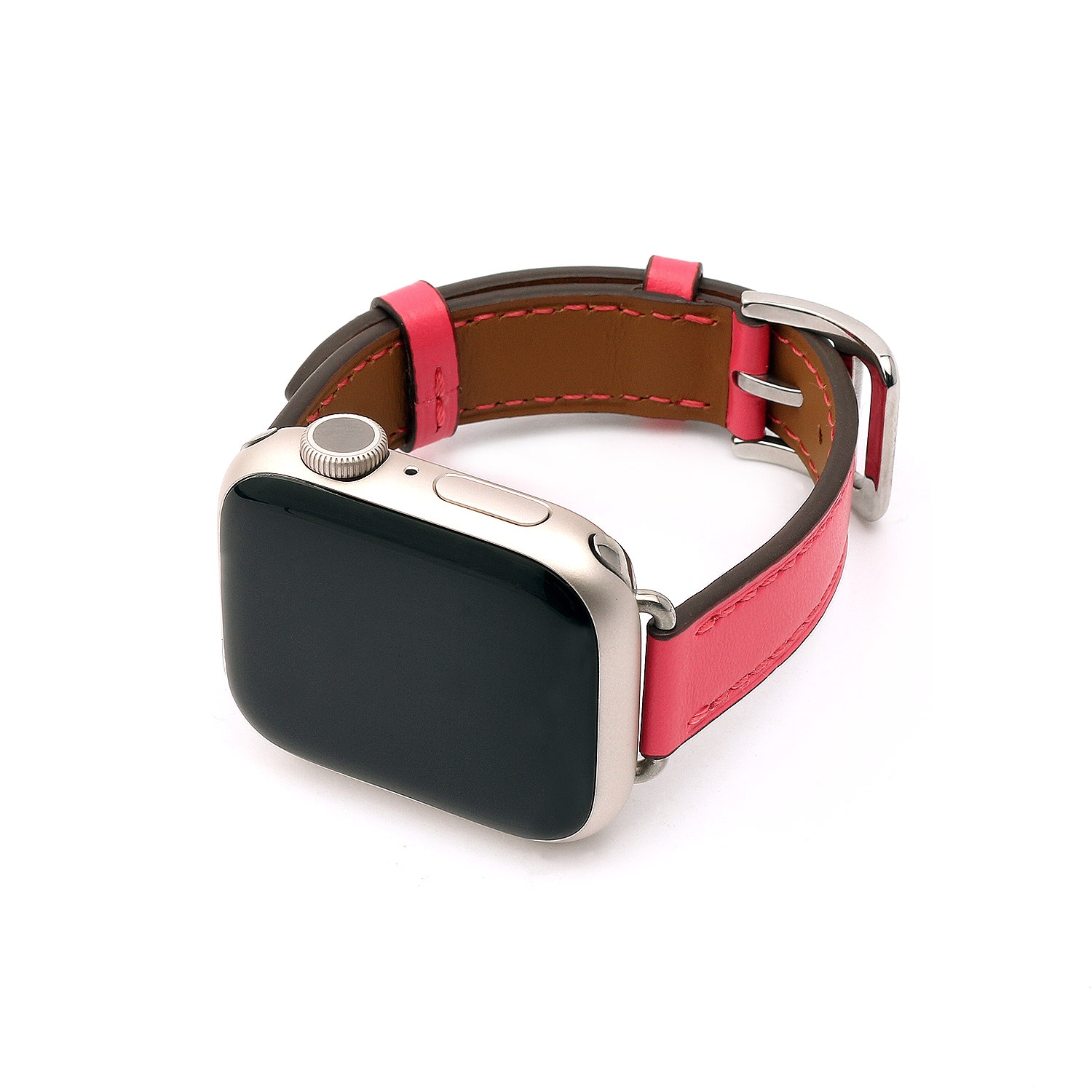 アップルウォッチ Slim Line クラシック本革バンド 交換バンド for Apple Watch 49mm, 46/45/44/42/41/40/38mm (Ultra2/1,Series10-1,SE)