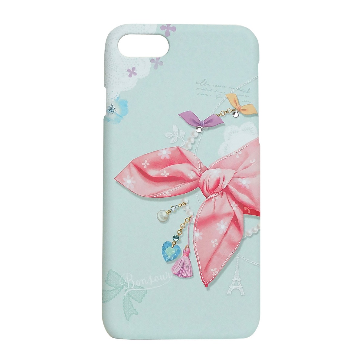 iPhone SE (第3世代) ケース カバー Happymori Dot Scarf Bar [iPhone SE3/SE2/8/7]