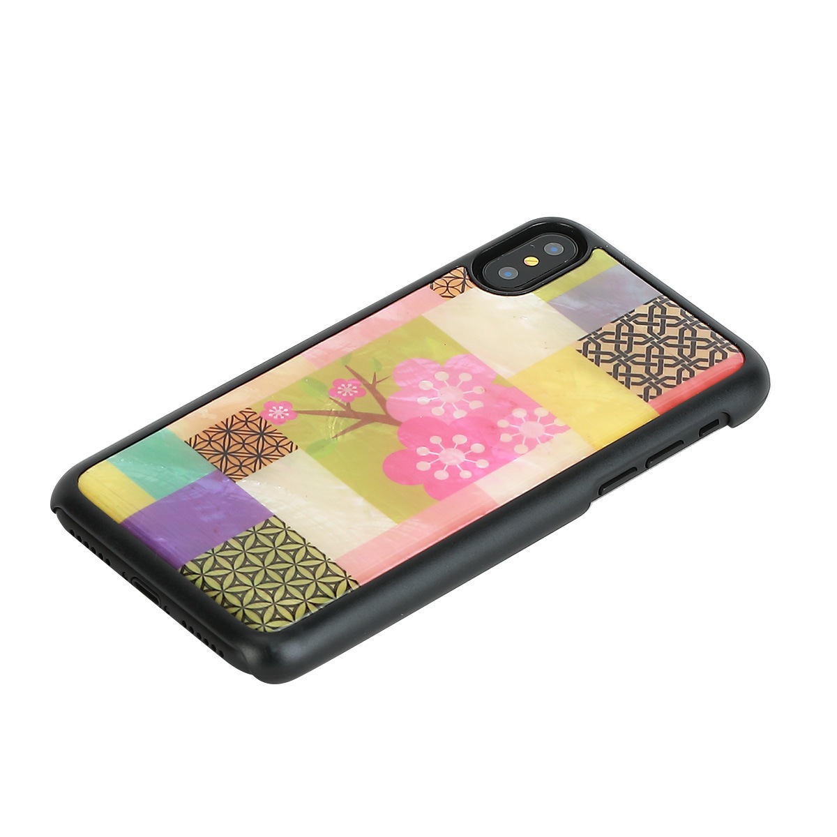 iPhone XS / X ケース 天然貝 ikins Cherry Blossom（アイキンス チェリーブロッサム）アイフォン カバー