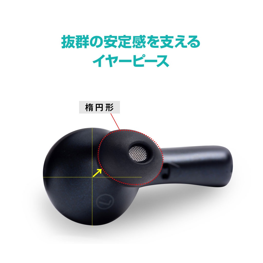 Padmate PaMu Slide 完全ワイヤレスイヤホン【QCC3020搭載/IPX6防水】