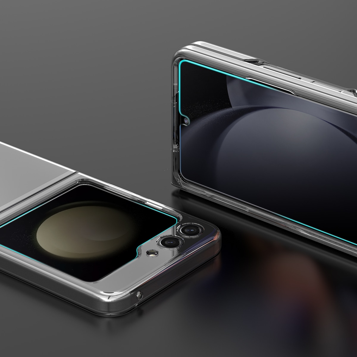 araree CORE のぞき見防止 強化ガラスフィルム （2枚入り） for Galaxy Z Flip5