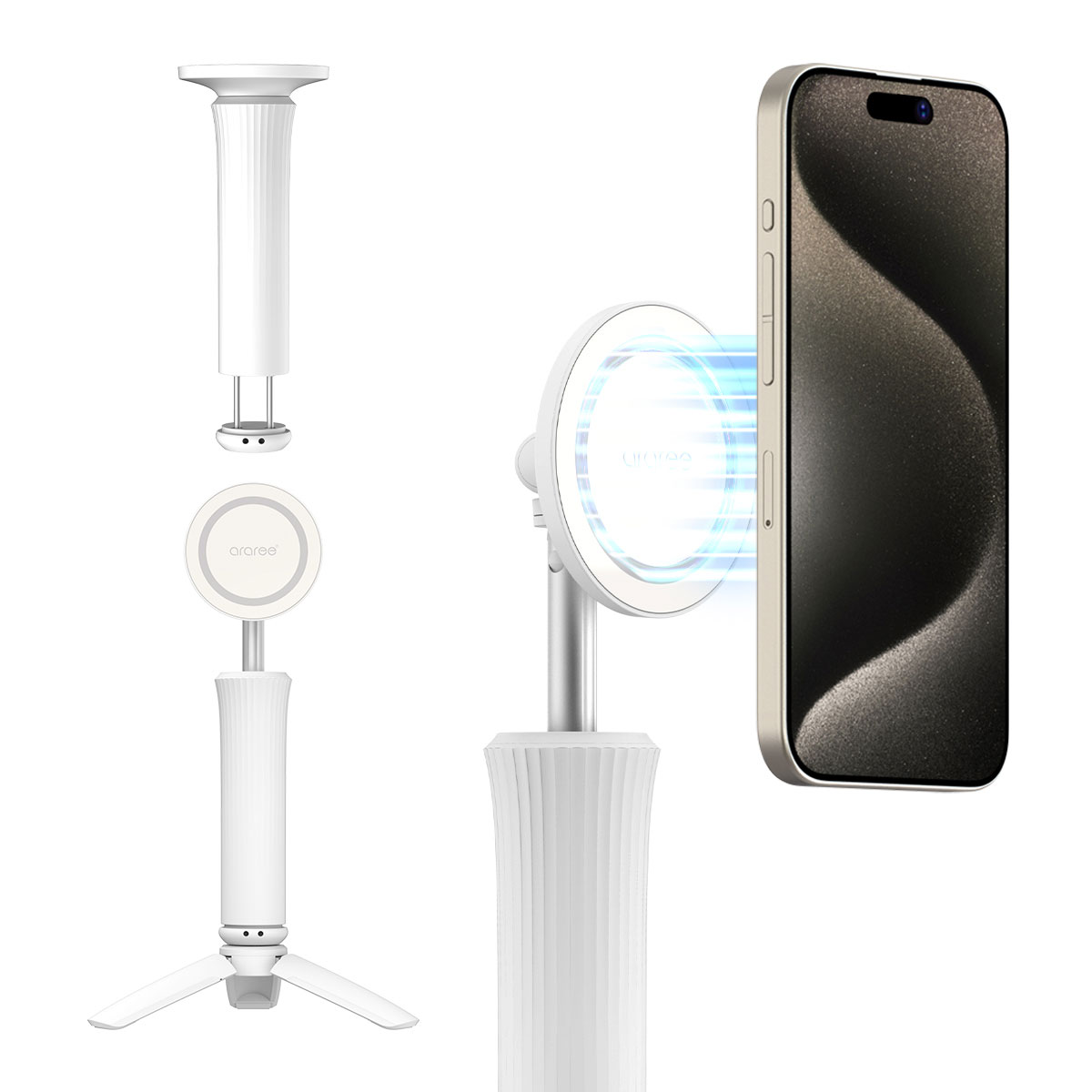 Magfie Pod Lite MagSafe対応 クランプ式 スマホマウント