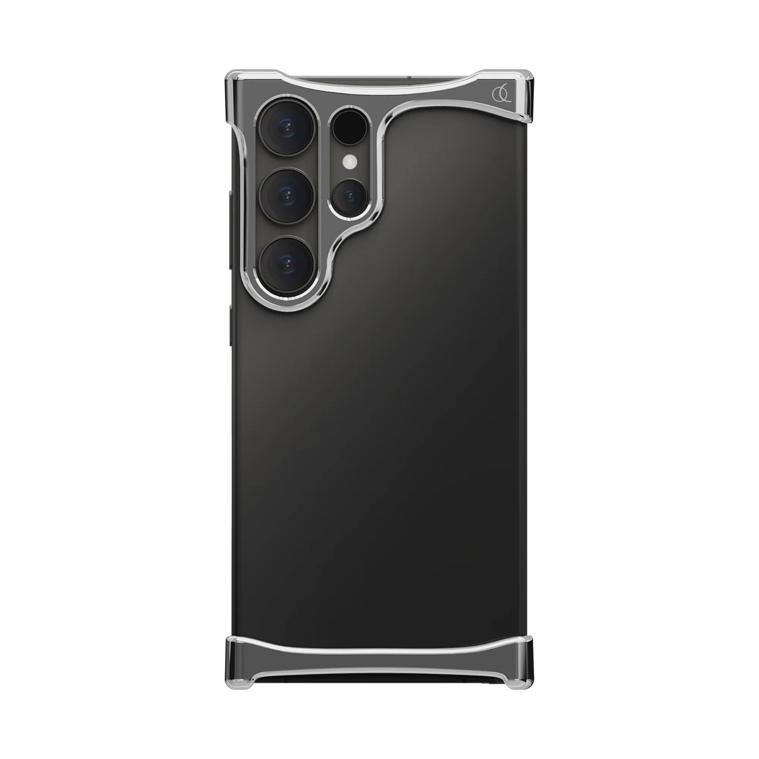 [ Galaxy S24 Ultra / S23 Ultra 用 ] アルミ・ミラーシルバー バンパー ケース | アークパルス 