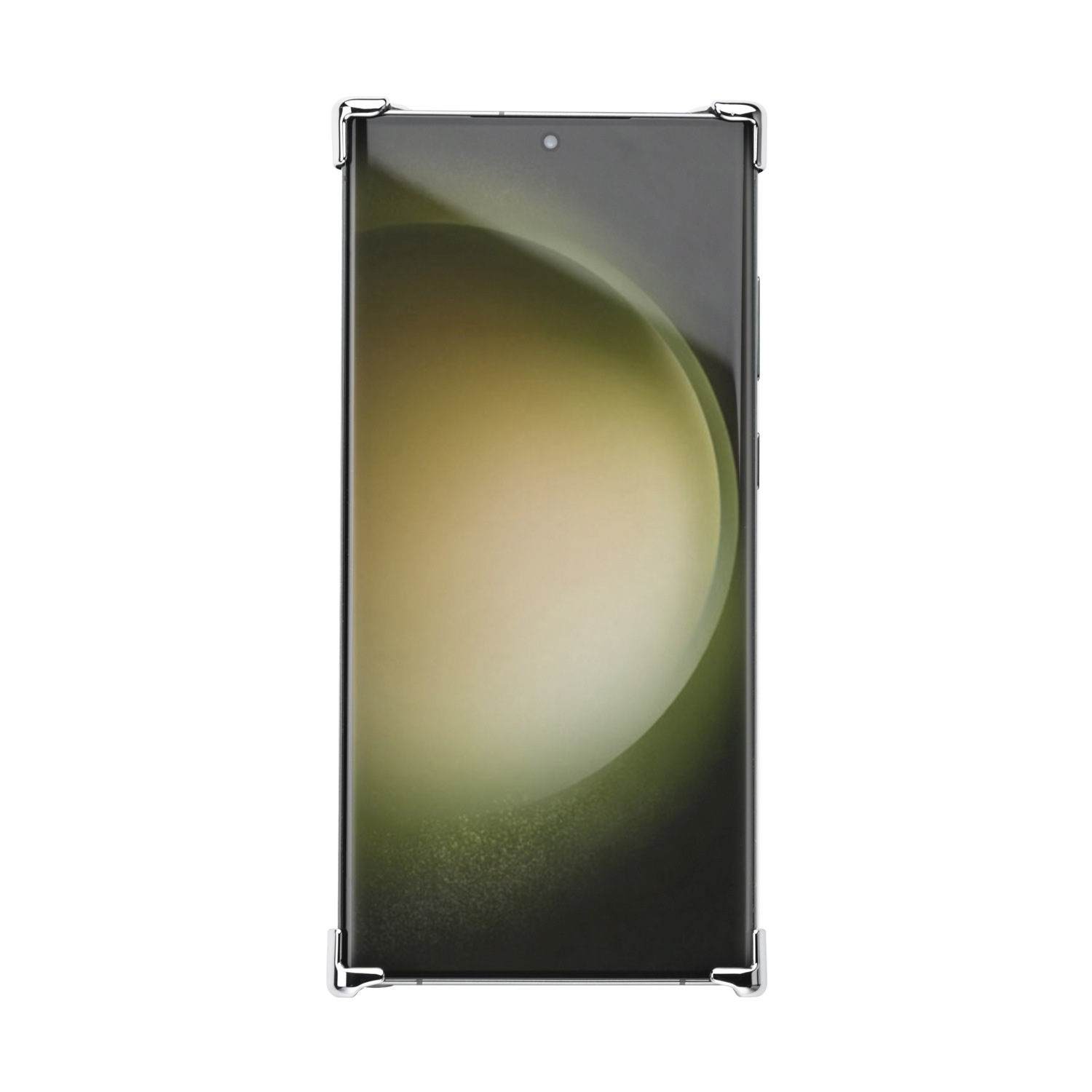 [ Galaxy S24 Ultra / S23 Ultra 用 ] アルミ・ミラーシルバー バンパー ケース | アークパルス 