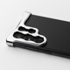 [ Galaxy S24 Ultra / S23 Ultra 用 ] アルミ・ミラーシルバー バンパー ケース | アークパルス 