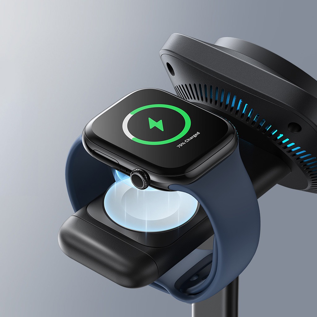 ESR Qi2 25W認証 3in1マグネット式ワイヤレス充電ステーション