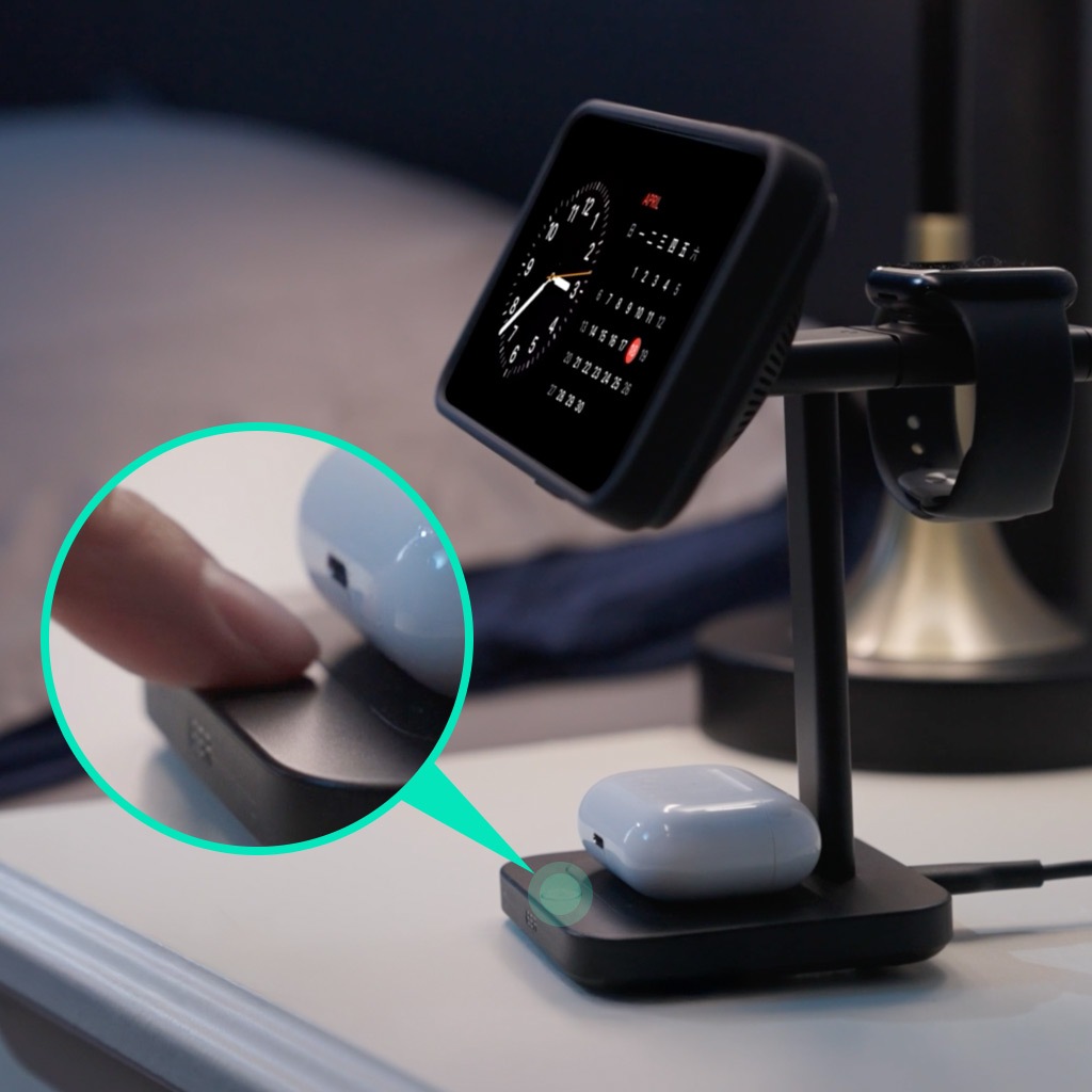 Qi2 25W認証 3in1マグネット式ワイヤレス充電ステーション