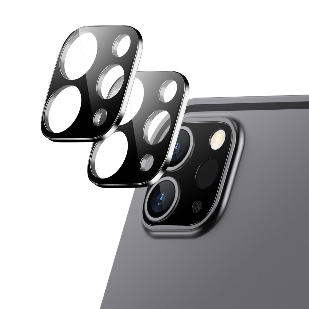 カメラ専用強化ガラスフィルム for iPad Pro 13 / 12.9 / 11インチ 2枚入り