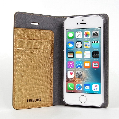 iPhone SE ケース 手帳型 LAYBLOCK Saffiano Flip Case（レイブロック サフィアーノフリップケース）アイフォン se/5s/5用 iPhone SE/5s/5