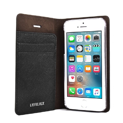 iPhone SE ケース 手帳型 LAYBLOCK Saffiano Flip Case（レイブロック サフィアーノフリップケース）アイフォン se/5s/5用 iPhone SE/5s/5