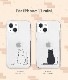 iPhone SE3 ケース ソフト クリア バックカバー Akan NEKO 【 iPhone 13 / 13 Pro / iPhone 13 mini / iPhone SE (第3/2世代)、、iPhone 8 / 7 】