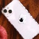 168cm iPhone 13 Pro バックカバー ハイブリッドクリアケース リンゴとくまちゃん [ iPhone 13 / 13 Pro / 13 mini ]